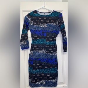 NWT Victoria’s Secret Keyhole / Open Back Leopard Print Dress - XS